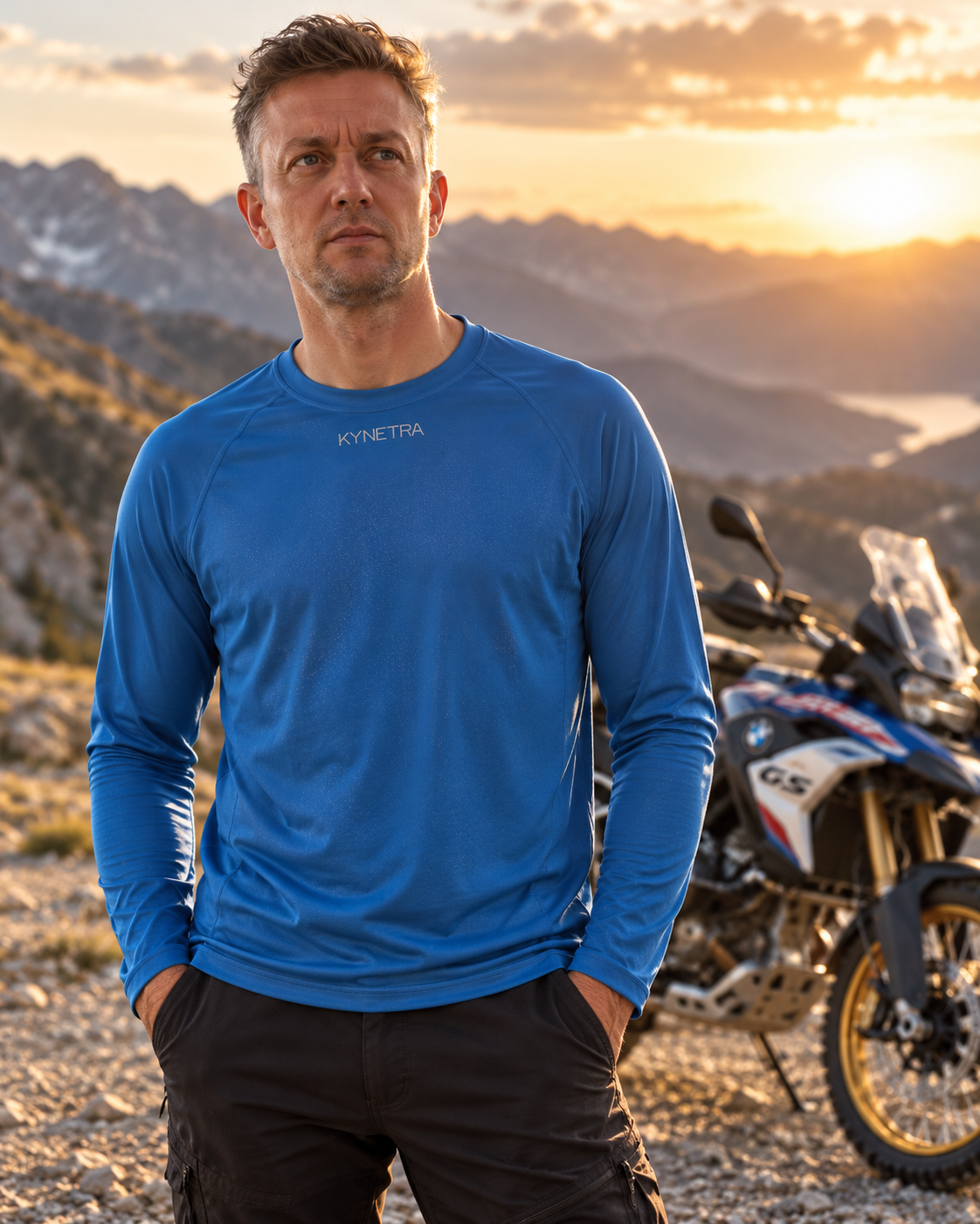 T-shirt tecnica Kynetra a manica lunga Control Dry con protezione UV