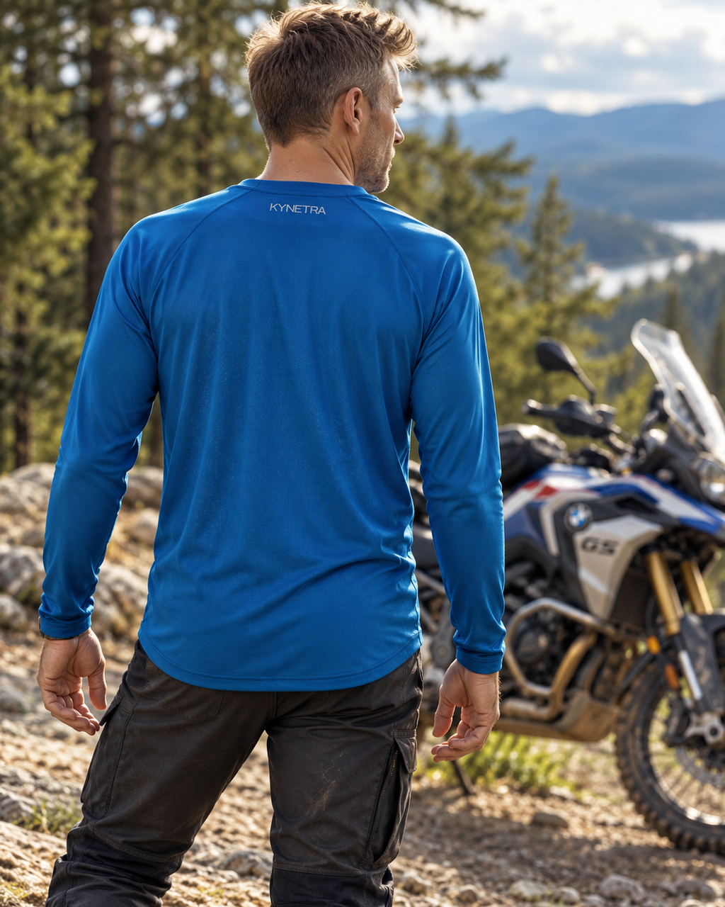 T-shirt tecnica Kynetra a manica lunga Control Dry con protezione UV