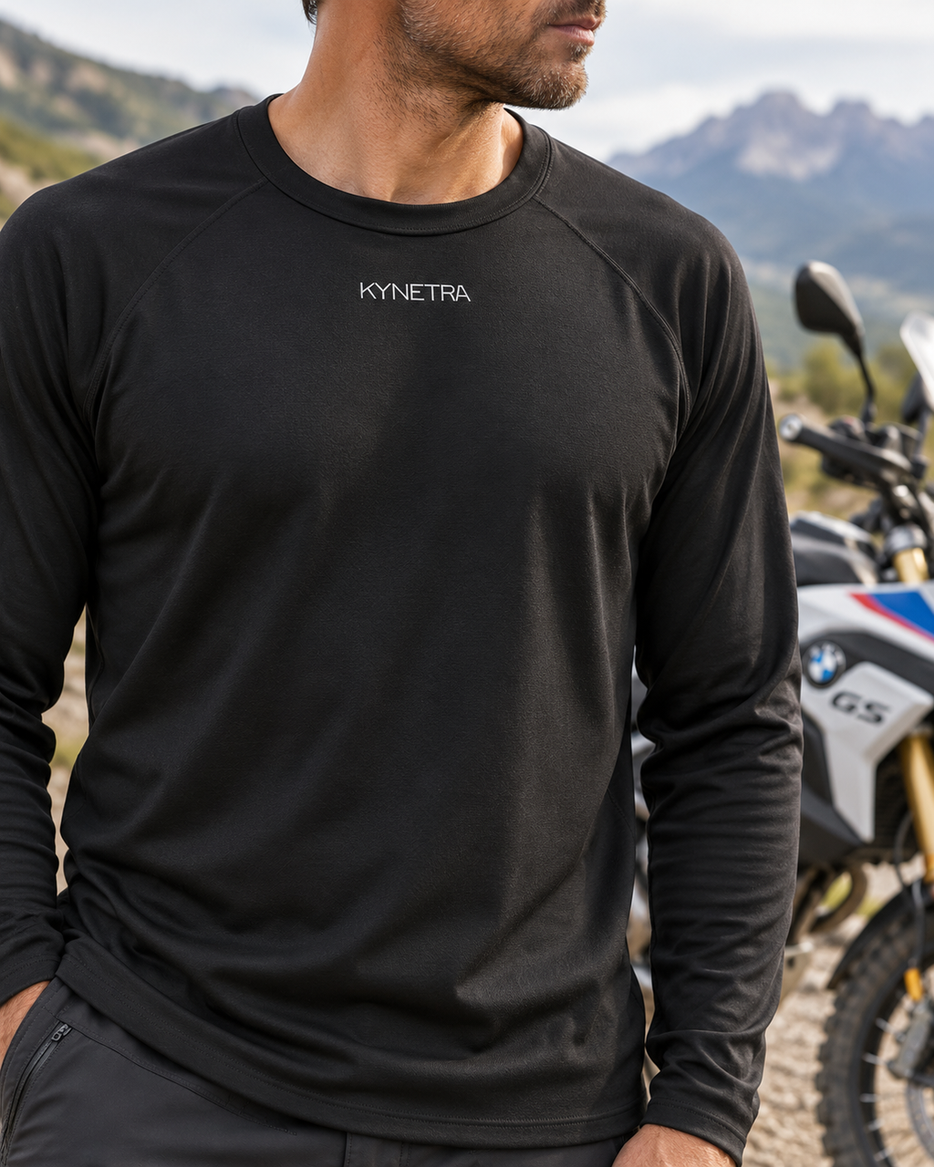 T-shirt tecnica Kynetra a manica lunga Control Dry con protezione UV