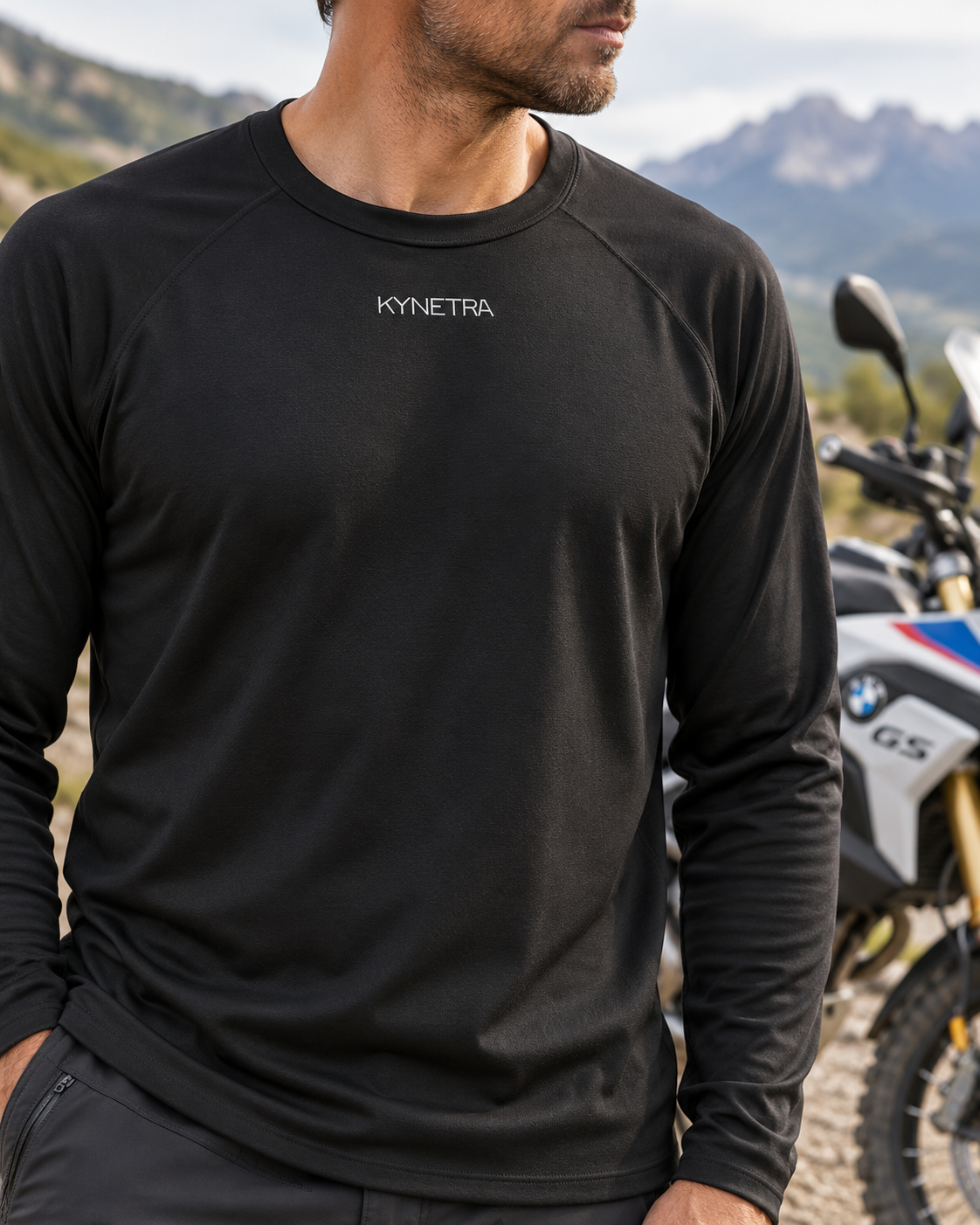 T-shirt tecnica Kynetra a manica lunga Control Dry con protezione UV