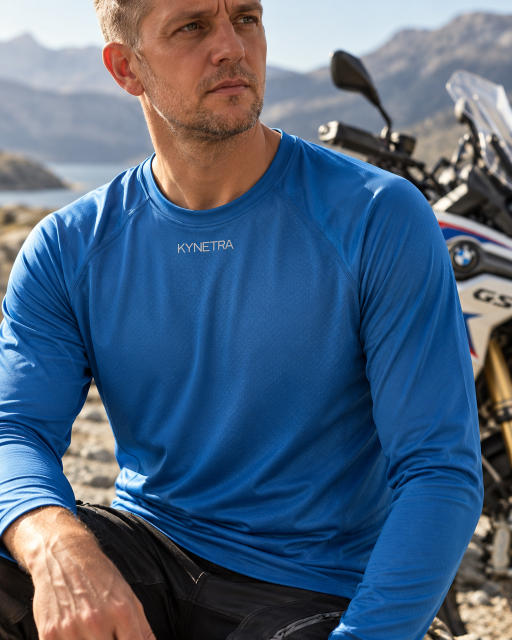 T-shirt tecnica Kynetra a manica lunga Control Dry con protezione UV
